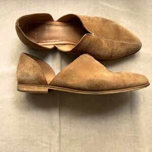 Frye and Co Nolan D’orsey Suede Pointed Flat 8.5